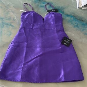 Lulu's Vibrant Purple Dress